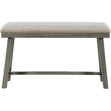Auburndale Counter Height Bench In Gray