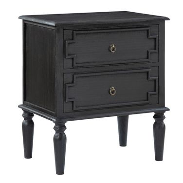 August 2 - Drawer Nightstand In Charcoal