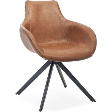 August Arm Chair In Brown