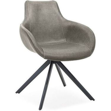 August Grey Arm Chair