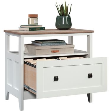 August Hill Lateral File In Soft White