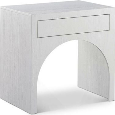 August Nightstand In White