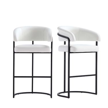 Augusta Barstool Set of 2 In White