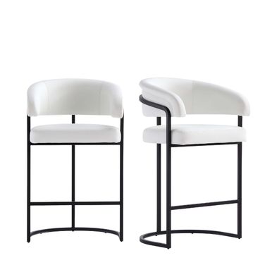 Augusta Counter Stool Set of 2 In White