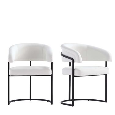 Augusta Dining Chair Set of 2 In White