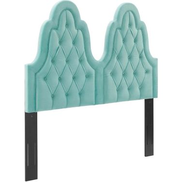 Augustine Tufted Performance Velvet King/California King Headboard In Mint