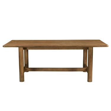 Augustus Rectangular Dining Table In Spice Tan