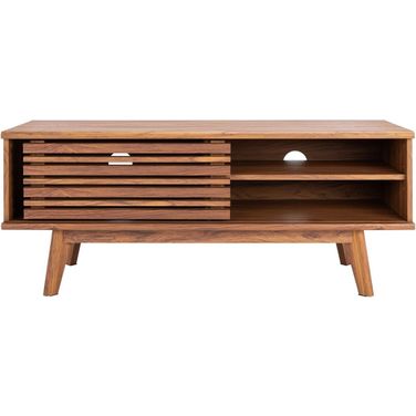 Aurelio 2 Shelf Media Stand in Walnut