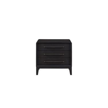 Aurora 3 Drawer Nightstand with USB In Peppercorn