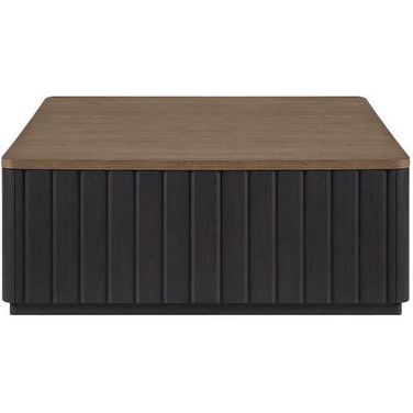 Aurora Channel Cocktail Table In Latte