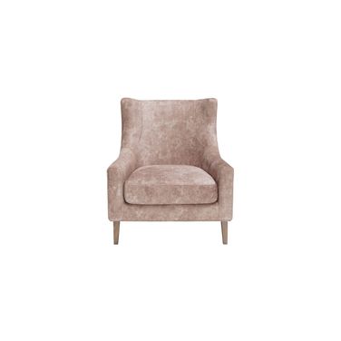 Aurora Hi-back Accent Chair In Brown