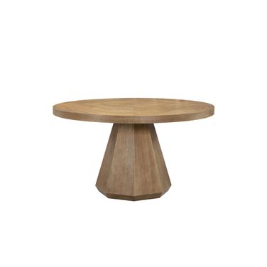 Aurora Round Dining Table In Latte
