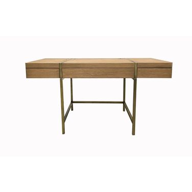 Aurora Writing Desk with USB In Latte