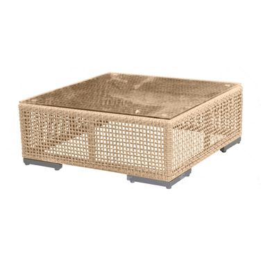 Austin Coffee Table with Glass In Natural