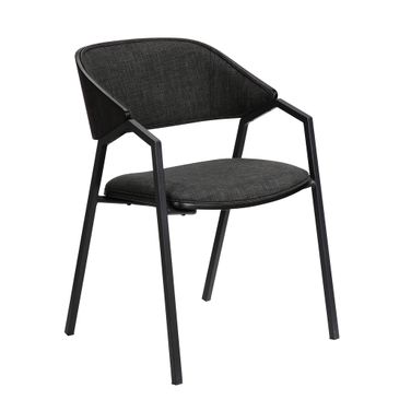 Austin Dining Accent Chair Set of 2 In Charcoal