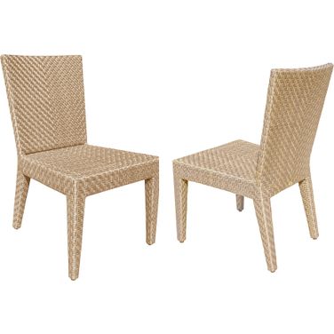 Austin Dining Side Chairs In Natural - Set of 2
