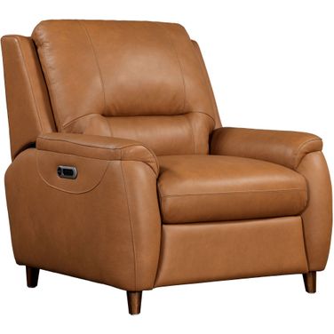 Austin Power Recliner with Power Headrest In Caramel Cream