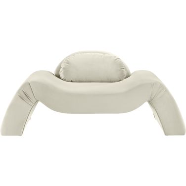 Austin Velvet Chair In Cream Velvet