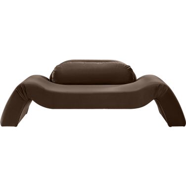 Austin Velvet Loveseat In Brown Velvet