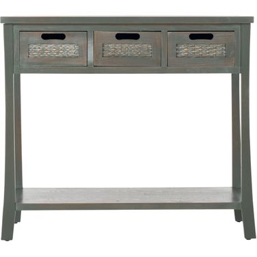 Autumn French Gray 3-Drawer Console