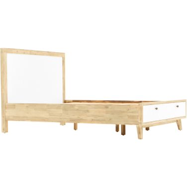 Ava Beige White King Bed