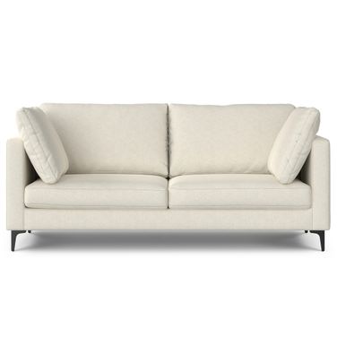 Ava Woven Performance Fabric 76-inch Sofa In Cream