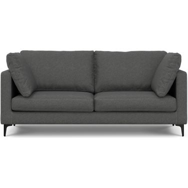 Ava Woven Performance Fabric 76 Inch Sofa In Pebble Grey