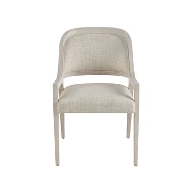 Avaline Arm Chair In White Oak