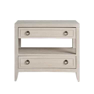 Avaline Nightstand In White Oak