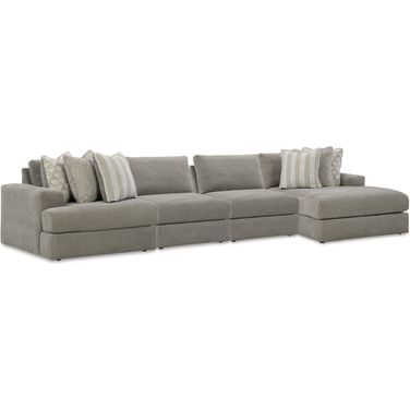 Avaliyah 4-Piece Sectional In Ash