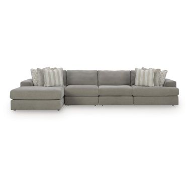Avaliyah 4-Piece Sectional with Chaise In Ash