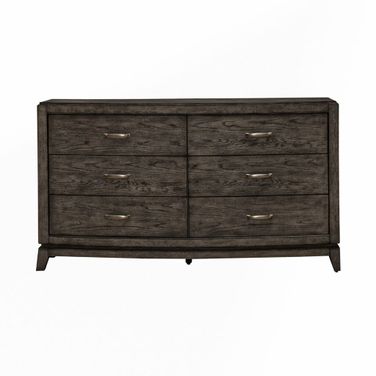 Avalon 6 Drawer Dresser In Coffee Bean