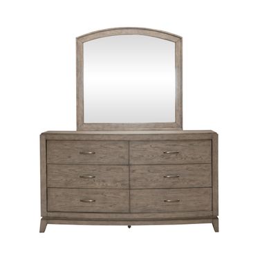 Avalon Dresser & Mirror In Brown
