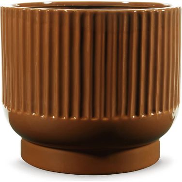 Avalyah Vase In Burnt Umber