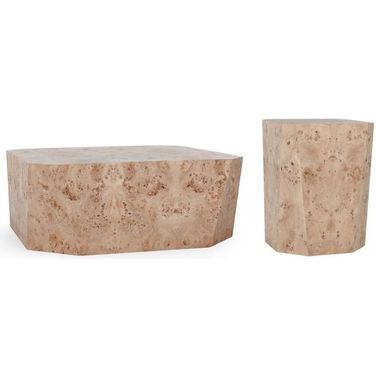 Avena Occasional Table Set In Natural Tone