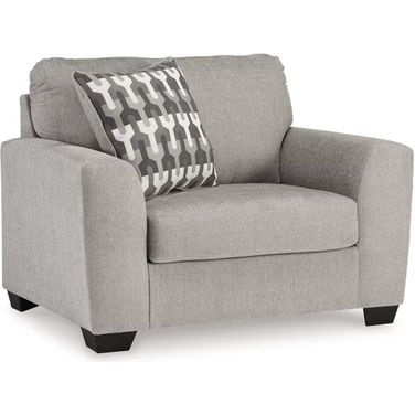 Avenal Park Oversized Chair In Flannel