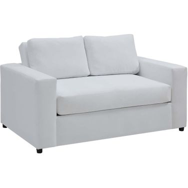 Avendale Velvet Loveseat In Dove White
