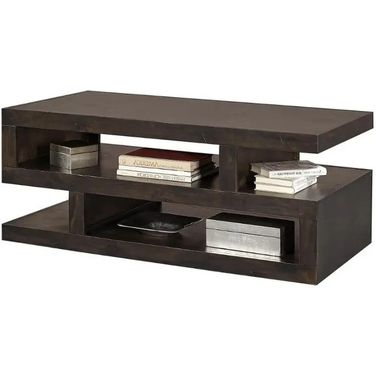 Avery Loft Small Cocktail Table In Ghost Black