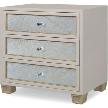 Avery Nightstand In Brass