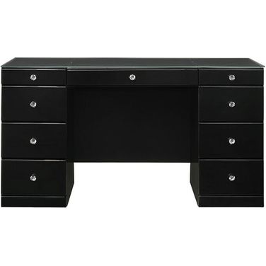 Avery Vanity Executive Desk (Black)