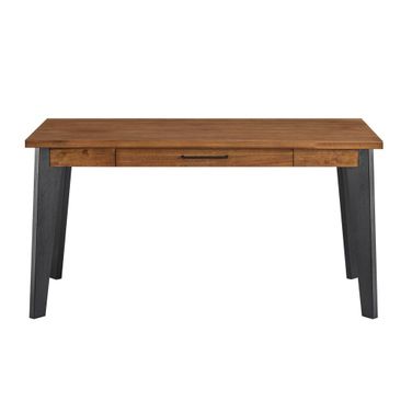 Avery Modern Writing Desk In Rich Medium Brown