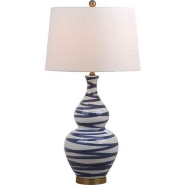 Aviana White and Blue Table Lamp