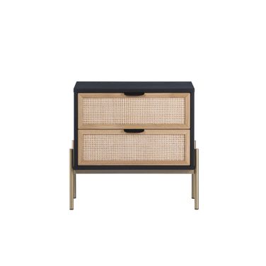 Avida Nightstand In Black and Natural