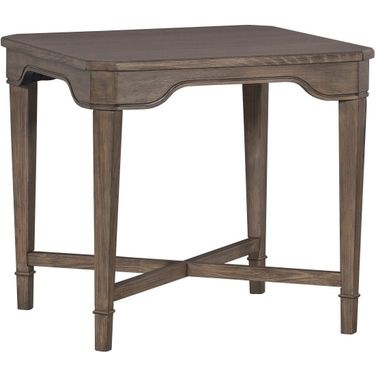 Avignon Square End Table In Louve