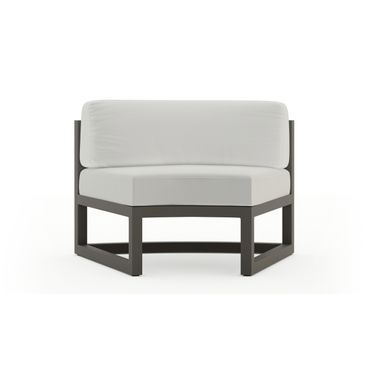 Avion Curve Seat Set of 2 In Canvas Natural and Slate