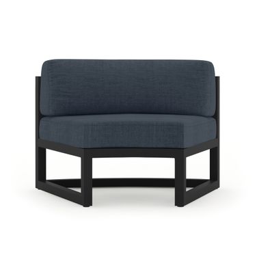 Avion Curve Seat Set of 2 In Spectrum Indigo and Black