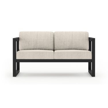 Avion Loveseat In Cast Silver and Slate
