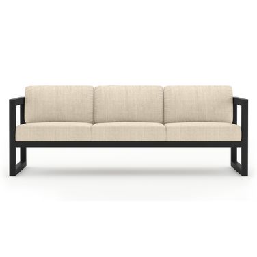 Avion Sofa In Canvas Flax and Slate