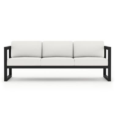 Avion Sofa In Canvas Natural and Black