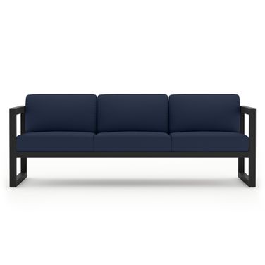 Avion Sofa In Spectrum Indigo and Black